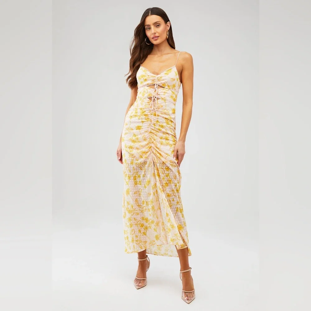 Significant Other Angelina Dress - Pineapple Palm‎ - size 6